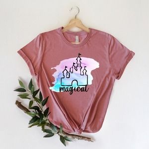 Magical Shirt, Disney Castle Shirt, Disney Custom Shirt,Disney Shirt, Disneyland